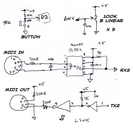 Youth Vulture Arduino Midi Message Decoder