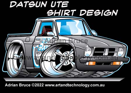 Datsun Ute Shirt Design