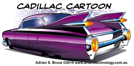 Cadillac Cartoon