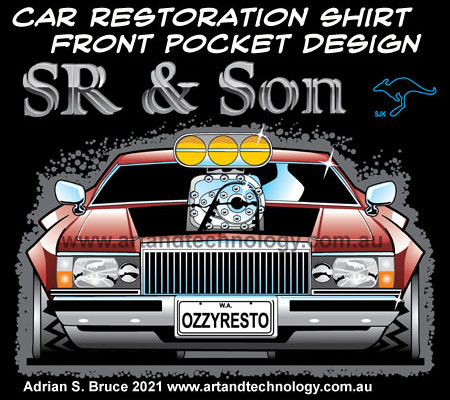Car Restoration Business Shirt Design