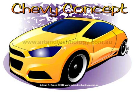 Car Cartoon Vector Concept Car Design