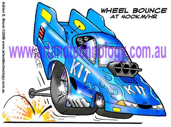 Car Cartoon TA/FC Funny Car caricature design
