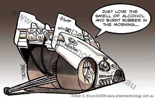 Car Cartoon Drag Race Funny Car cartoon