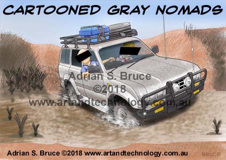 Grey Nomads 4x4 Poster