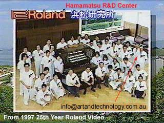 Roland Hamamatsu R&D Center Staff 1997